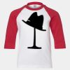 Youth Three Quarter Sleeve Baseball T-Shirt Thumbnail