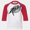 Youth Three Quarter Sleeve Baseball T-Shirt Thumbnail