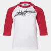 Youth Three Quarter Sleeve Baseball T-Shirt Thumbnail