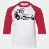 Youth Three Quarter Sleeve Baseball T-Shirt Thumbnail