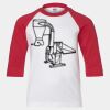 Youth Three Quarter Sleeve Baseball T-Shirt Thumbnail