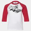 Youth Three Quarter Sleeve Baseball T-Shirt Thumbnail