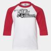 Youth Three Quarter Sleeve Baseball T-Shirt Thumbnail