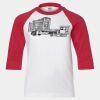 Youth Three Quarter Sleeve Baseball T-Shirt Thumbnail