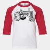Youth Three Quarter Sleeve Baseball T-Shirt Thumbnail