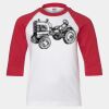 Youth Three Quarter Sleeve Baseball T-Shirt Thumbnail