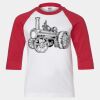 Youth Three Quarter Sleeve Baseball T-Shirt Thumbnail