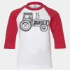 Youth Three Quarter Sleeve Baseball T-Shirt Thumbnail