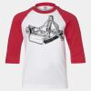 Youth Three Quarter Sleeve Baseball T-Shirt Thumbnail