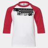 Youth Three Quarter Sleeve Baseball T-Shirt Thumbnail