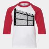 Youth Three Quarter Sleeve Baseball T-Shirt Thumbnail