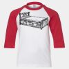 Youth Three Quarter Sleeve Baseball T-Shirt Thumbnail