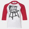 Youth Three Quarter Sleeve Baseball T-Shirt Thumbnail