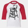 Youth Three Quarter Sleeve Baseball T-Shirt Thumbnail
