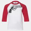 Youth Three Quarter Sleeve Baseball T-Shirt Thumbnail