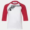 Youth Three Quarter Sleeve Baseball T-Shirt Thumbnail