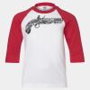 Youth Three Quarter Sleeve Baseball T-Shirt Thumbnail