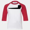 Youth Three Quarter Sleeve Baseball T-Shirt Thumbnail