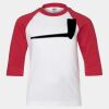 Youth Three Quarter Sleeve Baseball T-Shirt Thumbnail