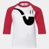 Youth Three Quarter Sleeve Baseball T-Shirt Thumbnail