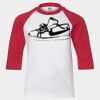 Youth Three Quarter Sleeve Baseball T-Shirt Thumbnail