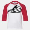 Youth Three Quarter Sleeve Baseball T-Shirt Thumbnail