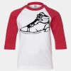 Youth Three Quarter Sleeve Baseball T-Shirt Thumbnail