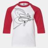 Youth Three Quarter Sleeve Baseball T-Shirt Thumbnail
