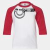 Youth Three Quarter Sleeve Baseball T-Shirt Thumbnail
