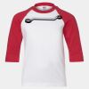 Youth Three Quarter Sleeve Baseball T-Shirt Thumbnail