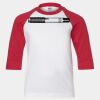Youth Three Quarter Sleeve Baseball T-Shirt Thumbnail