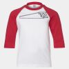 Youth Three Quarter Sleeve Baseball T-Shirt Thumbnail