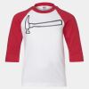 Youth Three Quarter Sleeve Baseball T-Shirt Thumbnail