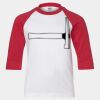 Youth Three Quarter Sleeve Baseball T-Shirt Thumbnail