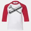 Youth Three Quarter Sleeve Baseball T-Shirt Thumbnail