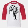 Youth Three Quarter Sleeve Baseball T-Shirt Thumbnail