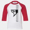 Youth Three Quarter Sleeve Baseball T-Shirt Thumbnail