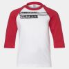 Youth Three Quarter Sleeve Baseball T-Shirt Thumbnail