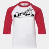 Youth Three Quarter Sleeve Baseball T-Shirt Thumbnail