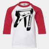 Youth Three Quarter Sleeve Baseball T-Shirt Thumbnail