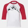 Youth Three Quarter Sleeve Baseball T-Shirt Thumbnail