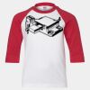 Youth Three Quarter Sleeve Baseball T-Shirt Thumbnail