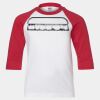 Youth Three Quarter Sleeve Baseball T-Shirt Thumbnail
