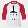 Youth Three Quarter Sleeve Baseball T-Shirt Thumbnail