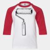 Youth Three Quarter Sleeve Baseball T-Shirt Thumbnail