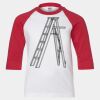 Youth Three Quarter Sleeve Baseball T-Shirt Thumbnail