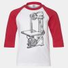 Youth Three Quarter Sleeve Baseball T-Shirt Thumbnail