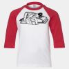 Youth Three Quarter Sleeve Baseball T-Shirt Thumbnail
