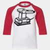 Youth Three Quarter Sleeve Baseball T-Shirt Thumbnail