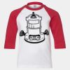 Youth Three Quarter Sleeve Baseball T-Shirt Thumbnail